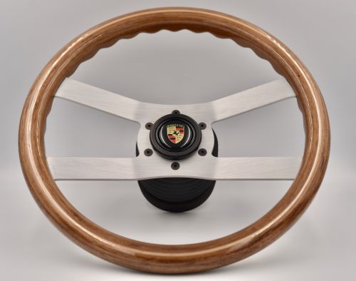 GoClassic HERITAGE Walnut and Canadian Maple steering wheel. #01