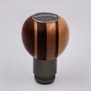 PORSCHE 924 GEAR KNOB/MAHOGANY WOOD AND CANADIAN MAPLE